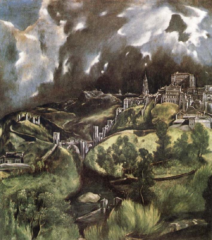 El Greco View of Toledo oil painting image